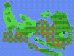 The known Western Continent.